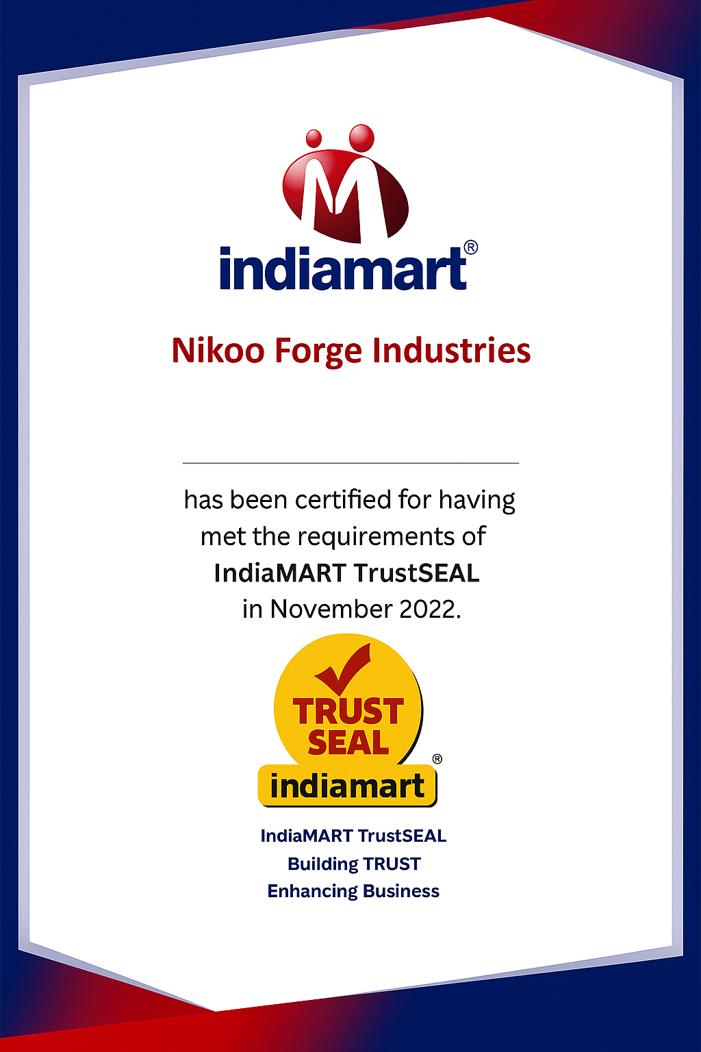 Professional Welder Certificate